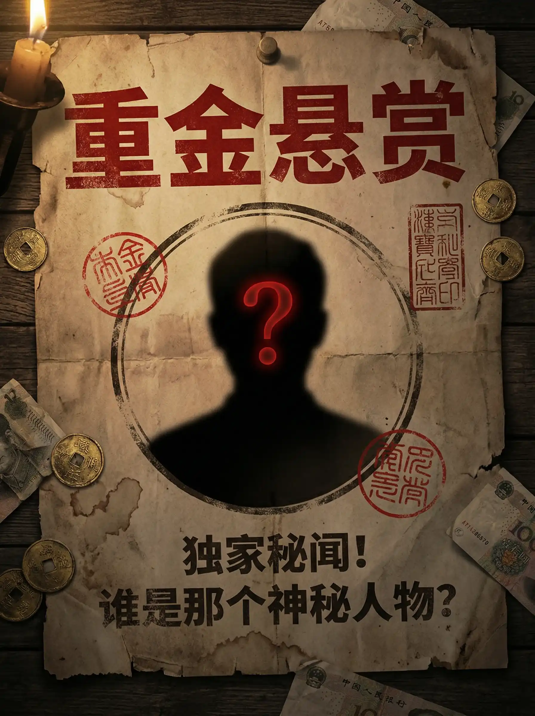 扌喿辶畐的资料网页 - 重金悬赏线索征集令